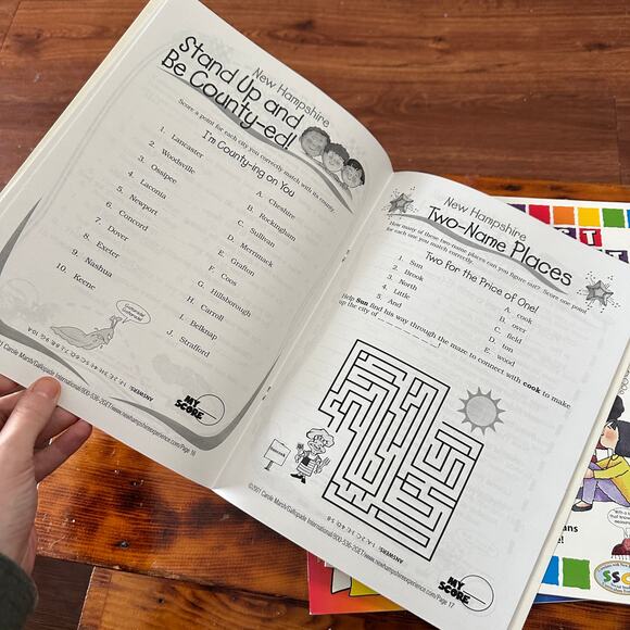 Vintage Bundle Of 3 Social Studies Curriculum Framework New Hampshire Workbooks - Picture 9 of 14